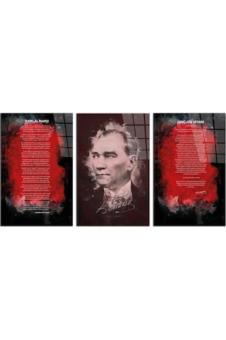 Atatürk - İstiklal Marşı - Gençliğe Hitabe2 Toplam 3 Parça