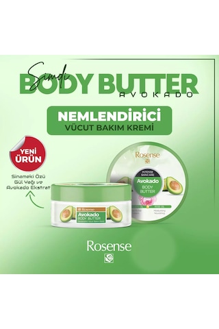 Rosense Body Butter Avokado & Gül 150 Ml