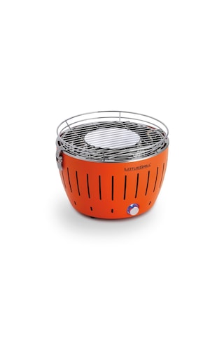 Lotusgrill S Dumansız Kömürlü Mangal - Çantalı, Taşınabilir Kamp Barbeküsü Turuncu
