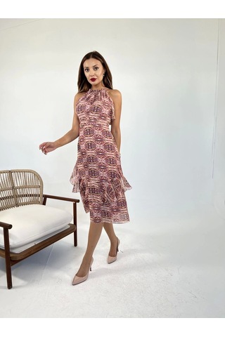 5944 Elbise-miami Çok renkli