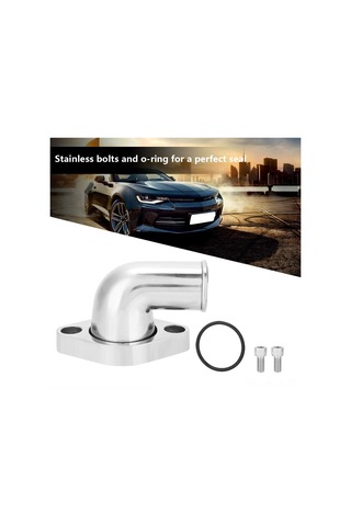 Kosona Chevrolet Motorları İçin 90 Derece Pürüzsüz Metal Su Borusu Bağlantısı - Dönen Kollü Ve Tam Dichteli Sb Bb 265-502 Uyumlu