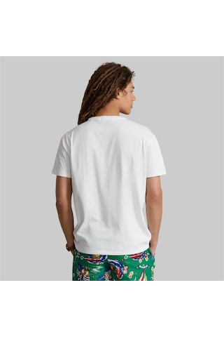 Polo Ralph Lauren Erkek T-shırt 710854497032 710854497032 Beyaz Beyaz