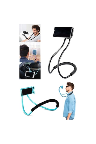 Buffer Boyuna Asılan Ergonomik 360 Derece Cep Telefonu Tutucu Stand 11