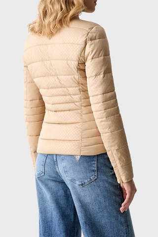 Guess New Vona Regular Fit Dik Yaka Şişme Mont W6yl16w2891 Kadın Mont W6yl16 W2891 C1c2 Bej