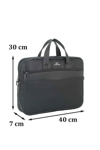 Case Club Omuz El Notebook Evrak Çanta Omuz Askılı 15,6 İnç Siyah