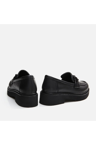 Hotiç Hakiki Deri Siyah Kadın Loafer 01ayh294710a100 Siyah