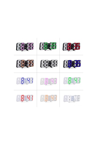 Youtek Led Dijital Saat: Zaman, Tarih, Sıcaklık Göstergeli, 3 Parlaklık Modu, Alarm Ve Snooze Fonksiyonlu, Usb Şarjlı Duvar/sandık Saati Pil Dahil Diğer