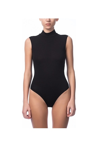 NBB 6 Adet, Kolsuz, Boğazlı, Alttan Çıtçıtlı Kadın Body, Pamuklu & Likralı 001