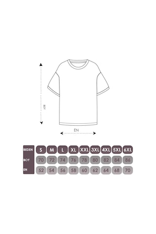 Hırsch Kadın Mavi Oversize Bisiklet Yaka Houston Baskılı T-shirt Mavi