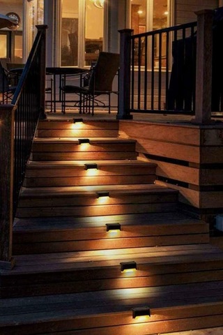 4 Lü Köşebent Solar Led Bahçe Lambası