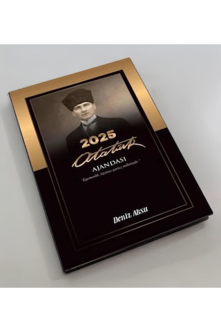 Bk Gift Kişiye Özel Premium 2025 Atatürk Ajandası - 2 Kobitmeyencom33600 Bk Gift Renkli