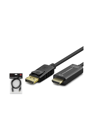 Hadron Hdx7796 Dısplay M To Hdmı M Kablo 4k 30hz Siyah 1.8mt Hadron Hdx7796 Dısplay M To Hdmı M Kablo 4k 30hz Siyah 1.8mt
