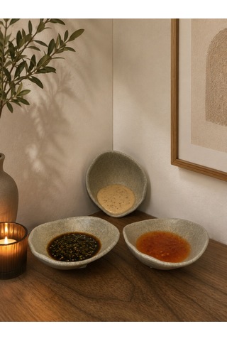3 'lü Sahara Tone Bowl 10 Cm 85 Cc Sos/meze/kahvaltı/reçel/aperatif Çok renkli