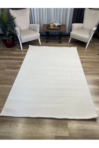 İpek Halı Sardes 6479 A Krem Gri Modern Salon Halısı