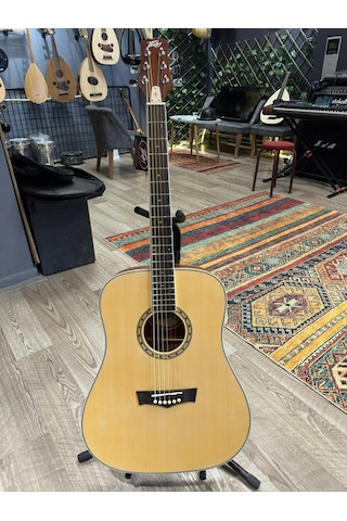 Peavey Dw1 Jumbo Akustik Gitar Kılıf+pena Dahil Natural