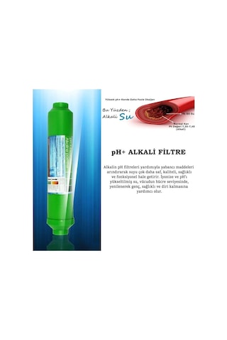 Tr Tüm Su Arıtma Cihazları Uyumlu Ph+alkaline Filtre 25 Adet