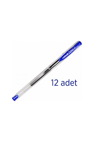 Uni-ball Signo Dx Um-151 Mavi Jel Kalem 0.7 Mm - 12 Adet Toptan Paket