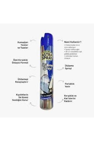 Astra Ütüleme Spreyi Ütü Kolası 500 Ml
