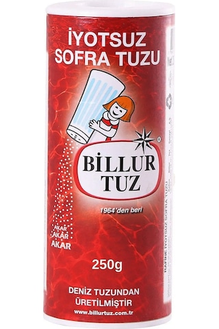 Billur Tuz İyotsuz Tuzluklu 6 x 250 G