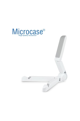 Microcase Masaüstü Katlanabilir Telefon Tablet Stand Beyaz Al2457