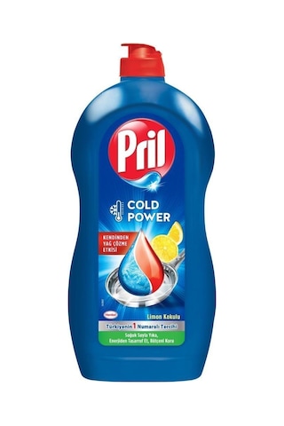 Pril Elde Yıkama Sıvı Bulaşık Deterjanı Limon 4 x 1350 ML