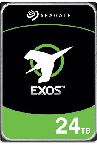 Seagate Exos X24 24tb Kurumsal Sabit Disk Hdd Sata 6gb/s 512mb Önbellek 7200 Rpm 512e Cmr 3.5in Sabit Disk St24000nm000h