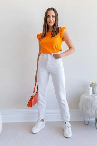 Woddi Mom Çnr Kadın Yüksek Bel Beyaz Jeans Likralı Esnek Kot Pantolon Yeni Hsn-2 Woddi Mom Çnr Kadın Yüksek Bel Beyaz Jeans Likralı Esnek Kot Pantolon Yeni Hsn-2