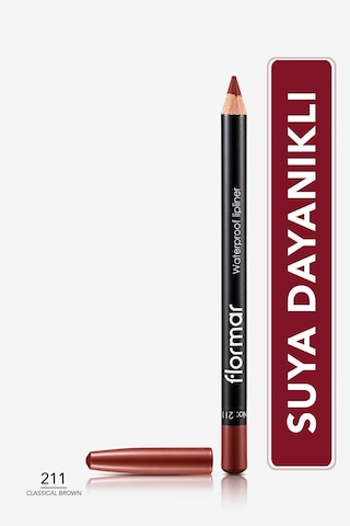Flormar Dudak Kalemi - Waterproof Lipliner 211 Classical Brown 8690604111114