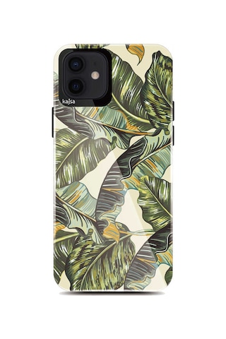 Kajsa Apple Uyumlu iPhone 12 Kılıf Çiçekli Kajsa Botanic Kapak ZORE-216540
