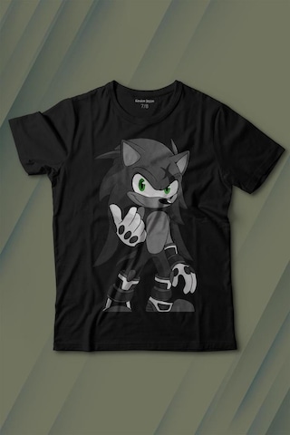 Kendim Seçtim Sonic Boom Hedgehog Baskılı Tişört Çocuk T-shirt 001