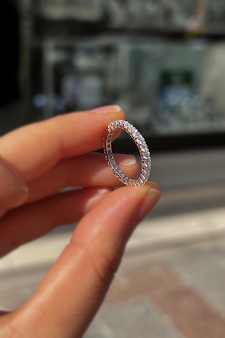 Gümüş 2 Mm Taşlı İnce Tamtur Gümüş Yüzük Alyans Diğer