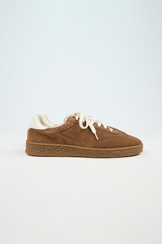 Krahe Palminteri 2 Erkek Hakiki Deri Bağcıklı Kum-ekru Sneakers