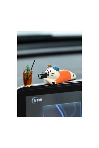 Fotoğraçı Kedi Mini Figür