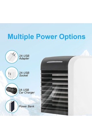 Zeeful Taşınabilir Klima, Mini Kişisel Evaporatif Hava Soğutucu