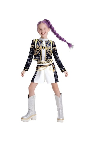 2025 Demon Hunter K-pop Kostümü Cadılar Bayramı Kıyafeti Kadın Çocuk Cosplay Bileklik-xs8- Bileklik Pl Ayak Bileği Yüzüğü