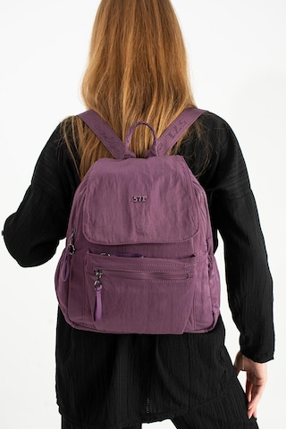 Yumuşak Dokulu Ultra Hafif, Esnek Ve Su Geçirmez Polyamid Kumaş Sırt Çantası Mor Model: 571-13-14b Mor