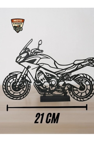 Yamaha Tracer 900 Masa Dekoru 3d Baskı Touring Motosiklet Silüeti