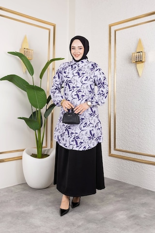 Etekli İkili Takım - Mavi / T0106 Mavi