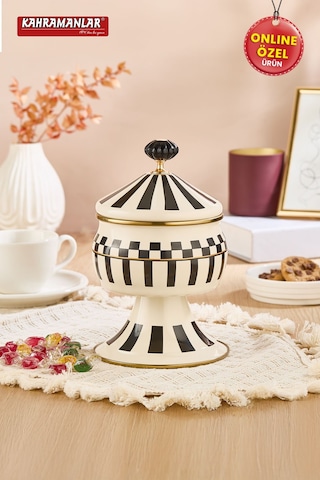 Prime Cream Ayaklı Şekerlik Krem