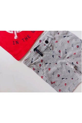 Zeyland Mininio Kırmızı Erkek Bebek Alt Üst İkili Takım 91m1fsa05 Kırmızı