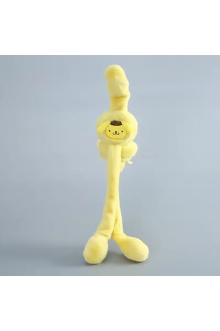 Mj Toys Hareketli Kulaklı, Oynar Kulaklı Peluş Kulaklık Sarı