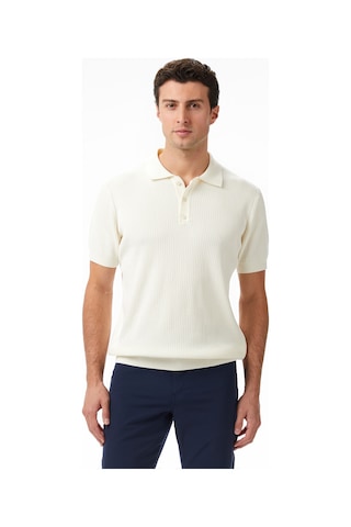 Nautica Erkek Krem Regular Fit Kısa Kollu Triko Düz S55110t Krem