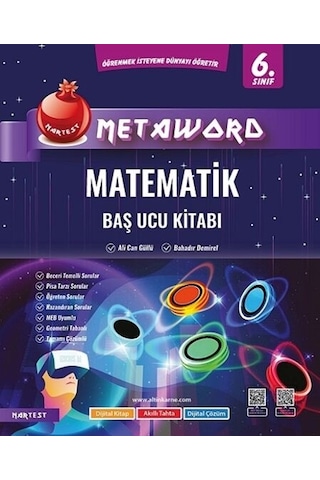 Nartest 6. Sınıf Matematik Metaword Baş Ucu Kitabı Nartest Yayınl