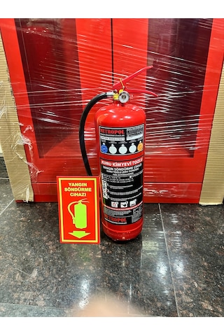 6 Kg Abc Tozlu Yangın Söndürme , Yangın Söndürme Tüpü , Yangın Söndürme ,teknim Tfb-3165g El I