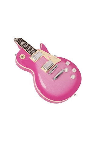 Valencia Gypsy Rose Gre2kcpk Elektro Gitar Seti Pembe Strat Tipi - Simli Pembe - Amfi Ve Aksesuar Dahil