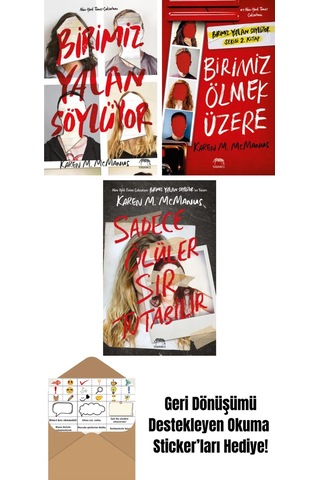 Birimiz Yalan Söylüyor + Birimiz Ölmek Üzere Ciltli + Sadece Ölüler Sır Tutabilir