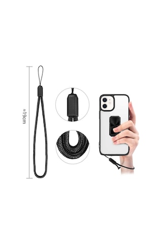 Apple Uyumlu iPhone 12 Uyumlu Zore V-bax Kılıf-siyah Siyah -