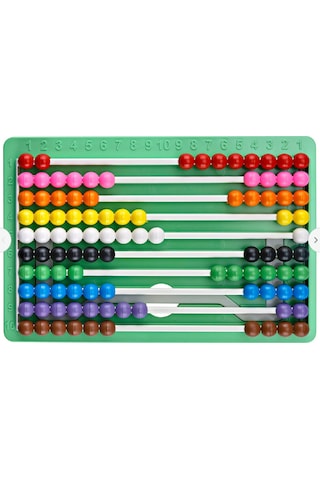 Brons Plastik Raylı Mihsap Abaküs Yeşil