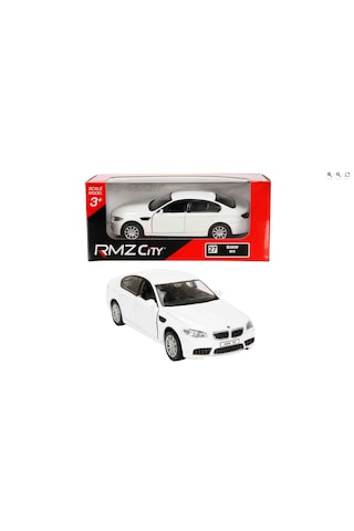 Göçmen 1:32 Rmz City Avrupa Serisi Die Cast Çek Bırak Model Araba - Beyaz Bmw M5