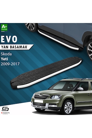 S-dizayn Skoda Yeti Evo Aluminyum Yan Basamak 173 Cm 2009-2017